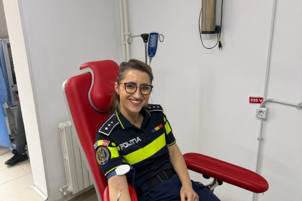 Solidaritate dincolo de meserie politistii din Severin au donat sange pentru a salva vieti