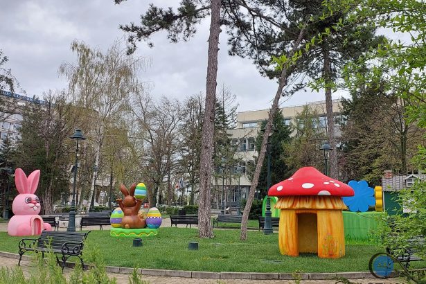 A inceput Targul de Paste din Severin Un taram de basm pentru copii