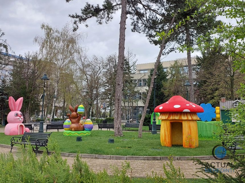 A inceput Targul de Paste din Severin Un taram de basm pentru copii