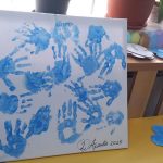 Campania Impreuna pentru autism Palatul Culturii iluminat in nuante de albastru