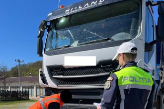 Transport ilegal de marfi sofer sanctionat autoutilitara confiscata de Politie