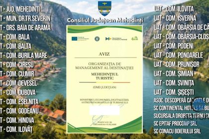 Unda verde pentru promovarea turistica a judetului Organizatia de Management al Destinatiei a obtinut avizul Guvernului