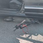 accident intr o intersectie cu semafor din severin un barbat a fost lovit de un autoturism