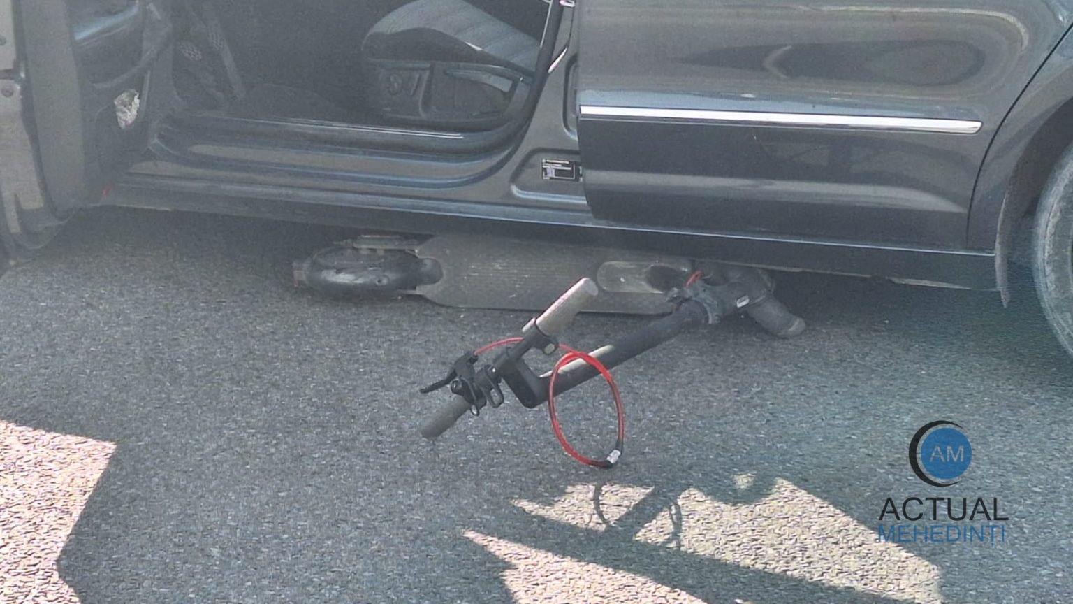 accident intr o intersectie cu semafor din severin un barbat a fost lovit de un autoturism