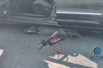 accident intr o intersectie cu semafor din severin un barbat a fost lovit de un autoturism