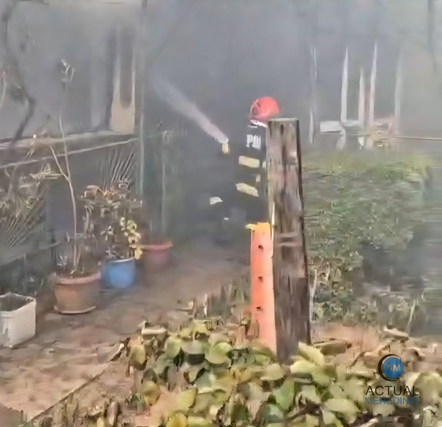 anexa gospodareasca mistuita de flacari installatia fotovoltaica avariata de incendiu