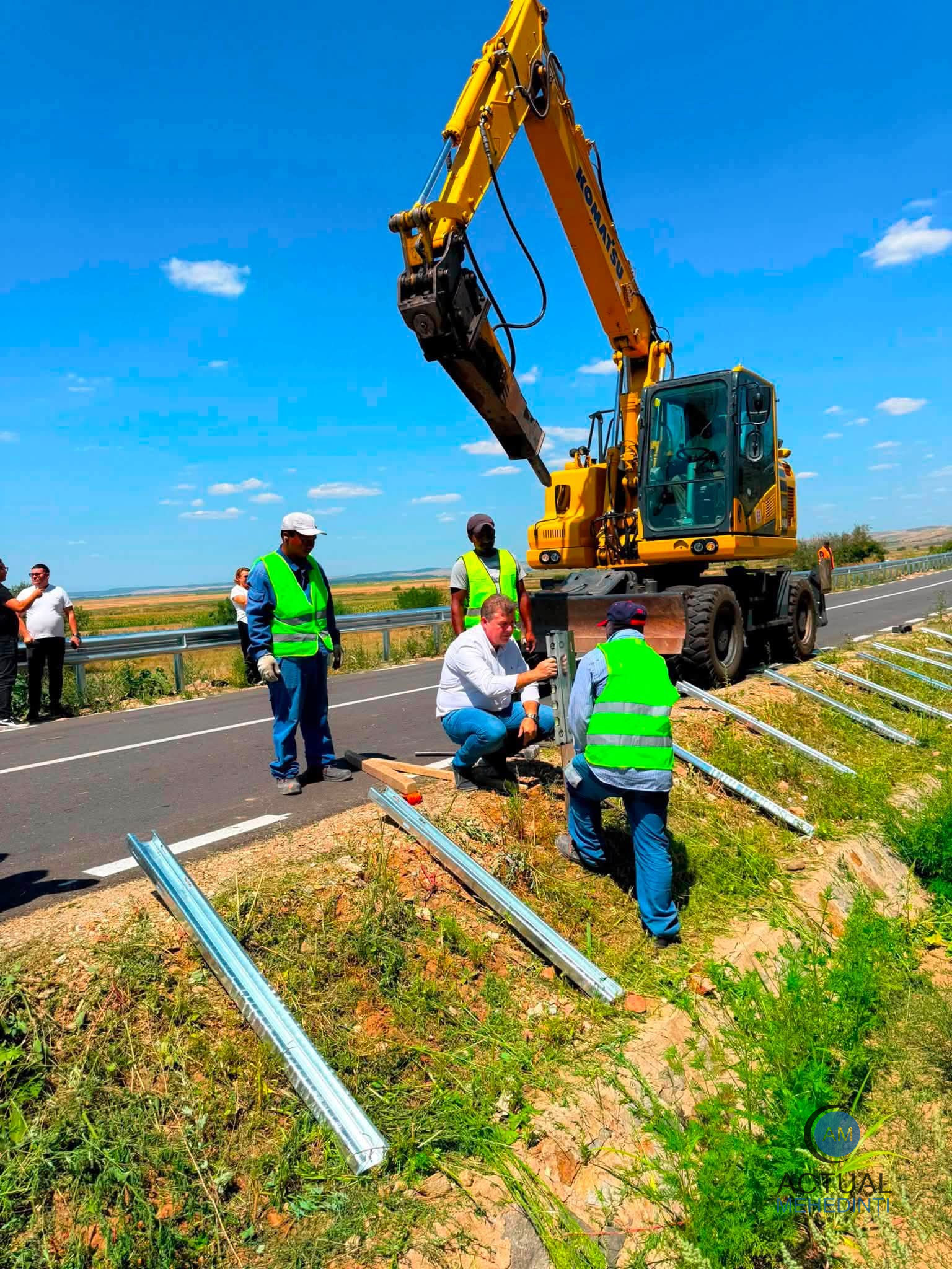 Continuam modernizarea infrastructurii rutiere in Mehedinti Drum Judetean 564 Nicolae Balcescu Viasu