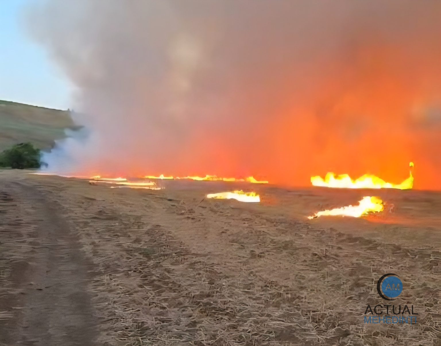 Incendiul din Slasoma s a extins in comuna Bacle mistuind 430 de hectare de vegetatie si padure