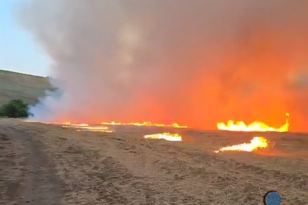 Incendiul din Slasoma s a extins in comuna Bacle mistuind 430 de hectare de vegetatie si padure