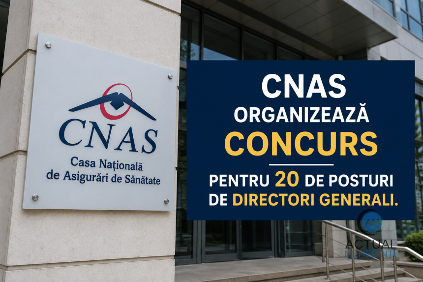 Concurs pentru ocuparea postului de director general al Casei Judeteane de Asigurari de Sanatate In ultimii ani aceasta functie a fost ocupata prin numire