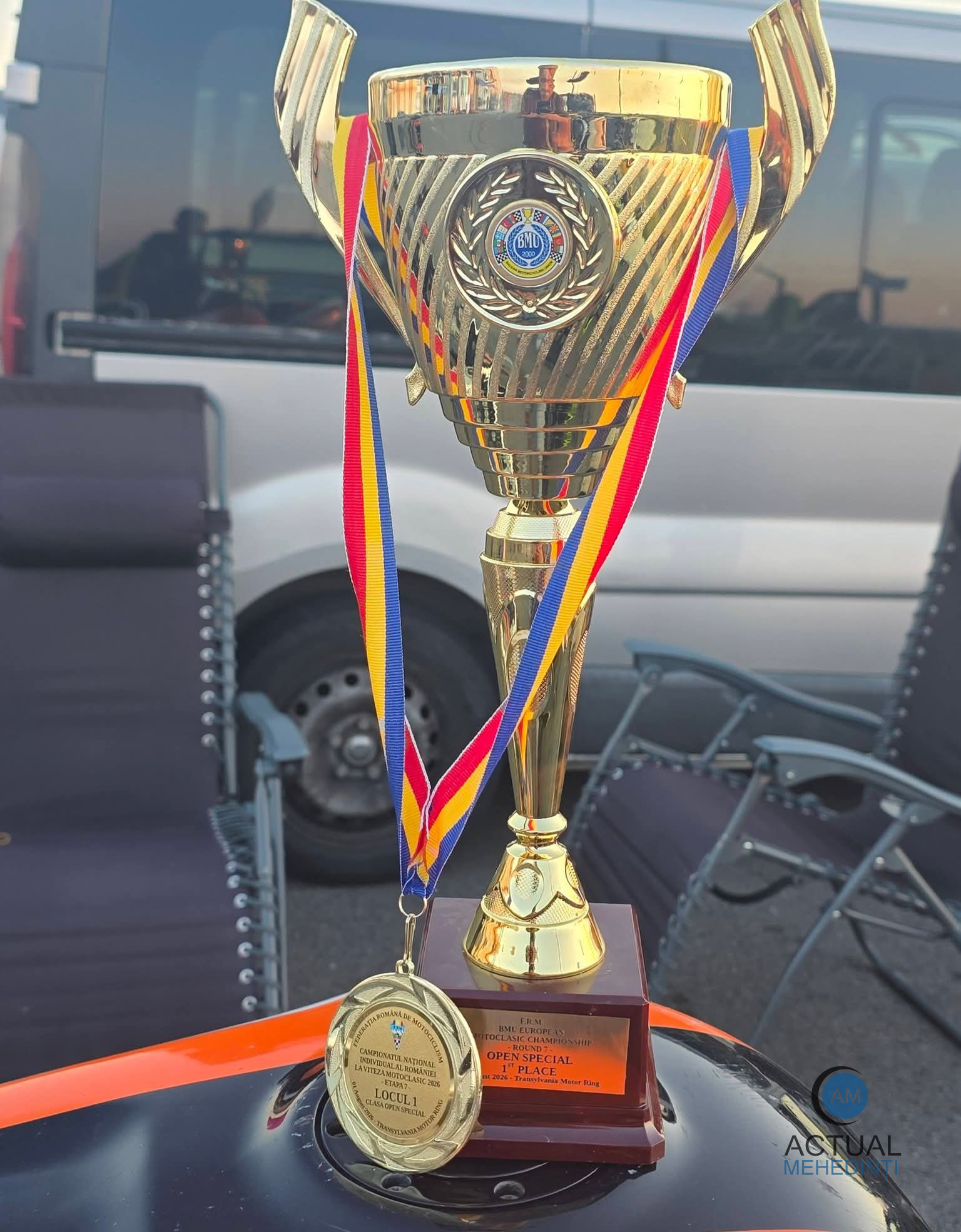 Florin Doana din Severin campion national la Viteza Motoclasic Victorie impresionanta pe Transilvania Motor Ring