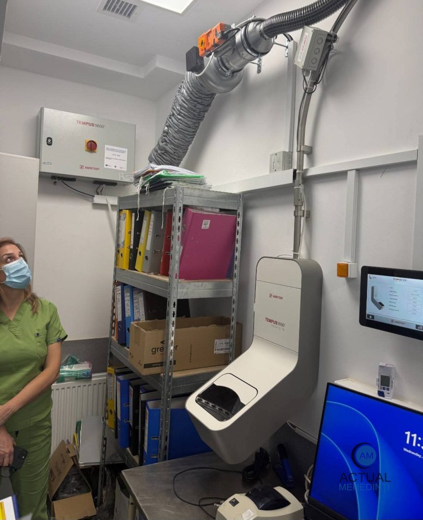 Laboratorul de microbiologie al Spitalului Judetean echipat cu fonduri europene