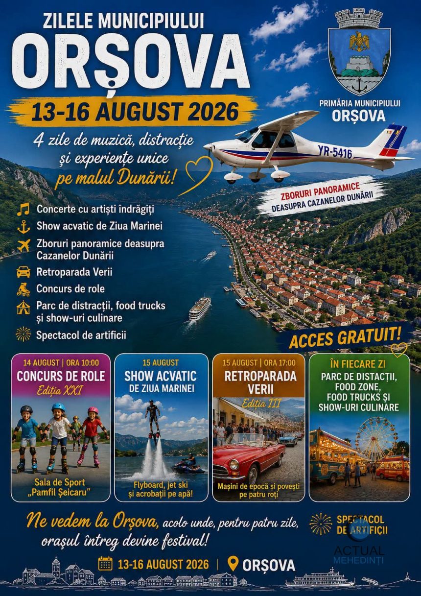 Orsova patru zile de muzica spectacole si aventura pe malul Dunarului