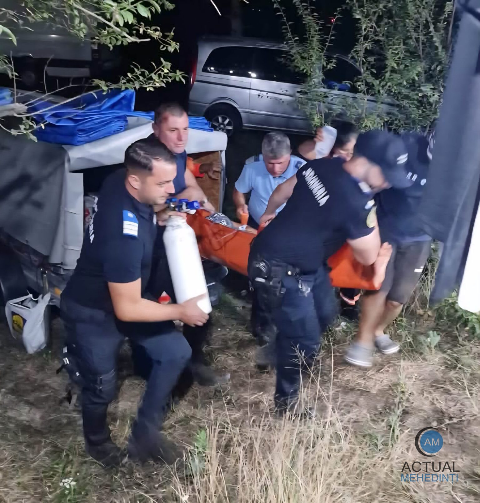 Un moment care putea avea un final dramatic dar s a incheiat cu bine femeia aflata in soc anafilactic salvata la timp de jandarmi