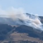 incendiu de vegetaie n podeni 17 hectare afectate a fost solicitat un elicopter de la igav