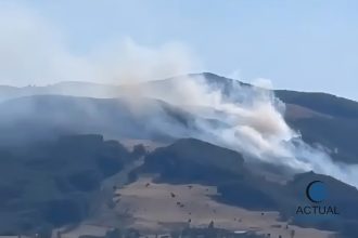 incendiu de vegetaie n podeni 17 hectare afectate a fost solicitat un elicopter de la igav