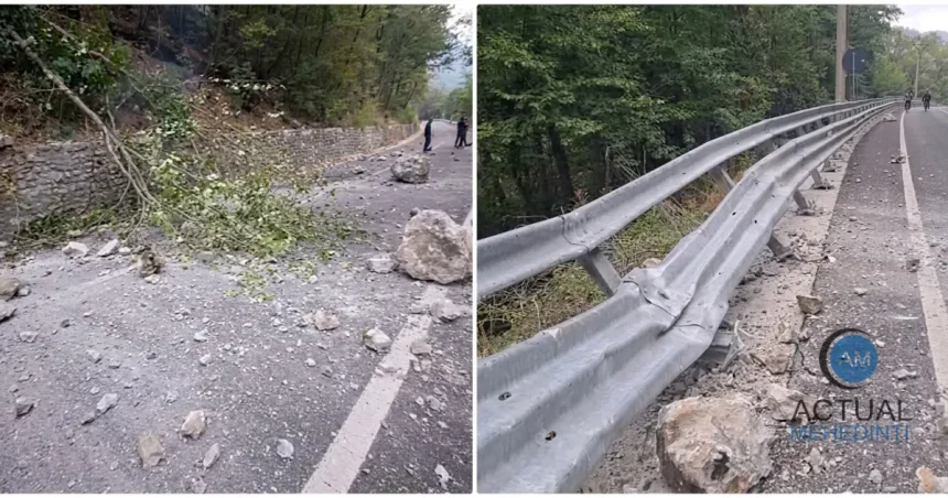 DN 67D Valea Cernei – Băile Herculane, închis astăzi. E afectat și Godeanu, Mehedinți.