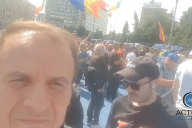 Fermier din Mehedinți, la protest în București. Crescătorii cer deblocarea exporturilor.