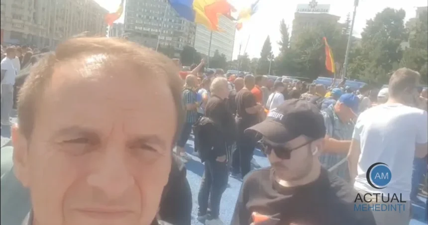 Fermier din Mehedinți, la protest în București. Crescătorii cer deblocarea exporturilor.