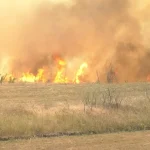 Incendiu puternic la Băile Herculane. DN 67D, închis între Godeanu și Băile Herculane