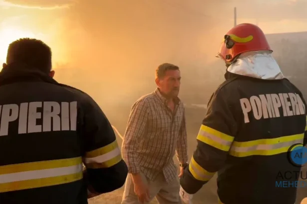 O zi de foc și un efort comun al eroilor din fum, curaj dincolo de uniformă