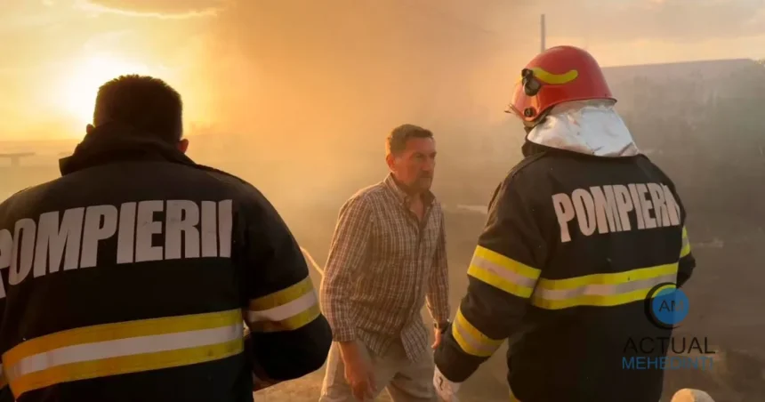 O zi de foc și un efort comun al eroilor din fum, curaj dincolo de uniformă