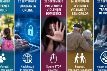 Săptămâna prevenirii criminalității începe în Mehedinți.