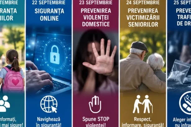 Săptămâna prevenirii criminalității începe în Mehedinți.