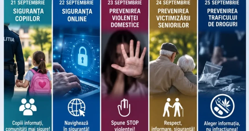 Săptămâna prevenirii criminalității începe în Mehedinți.