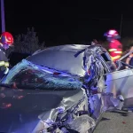 Trafic blocat pe DN 56A și DN 6, în Șimian, în urma unui accident grav