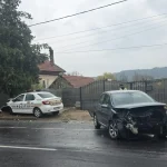 Accident pe DN 6 în Strehaia: autospecială de poliție lovită de un șofer de 78 de ani
