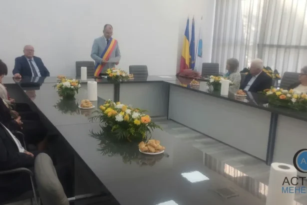 Șapte cupluri din Orșova, aniversate la 50 de ani de căsnicie