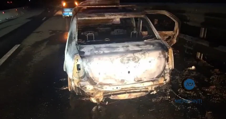 Scurtcircuit, cauza incendiului de pe Dealul Stârmina. Șoferul a scăpat